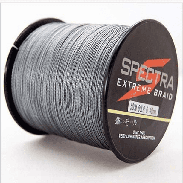 Boiiwant 500 M 300-100lb Super Strong Fishing Wire Abrasion Resistant Fishing Line Black 50lb