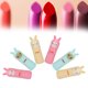 thumbnail image 1 of Kit de tubo de bálsamo labial de 6 piezas herramientas de maquillaje con forma de animal de dibujos animados vacíos tubo de bálsamo labial vacío para lápiz labial casero DIY Anggrek Otros, 1 of 8