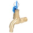 thumbnail image 1 of OULII Tap Connector Fitting Faucet Golden Plastic Antique Style 1Set, 1 of 8