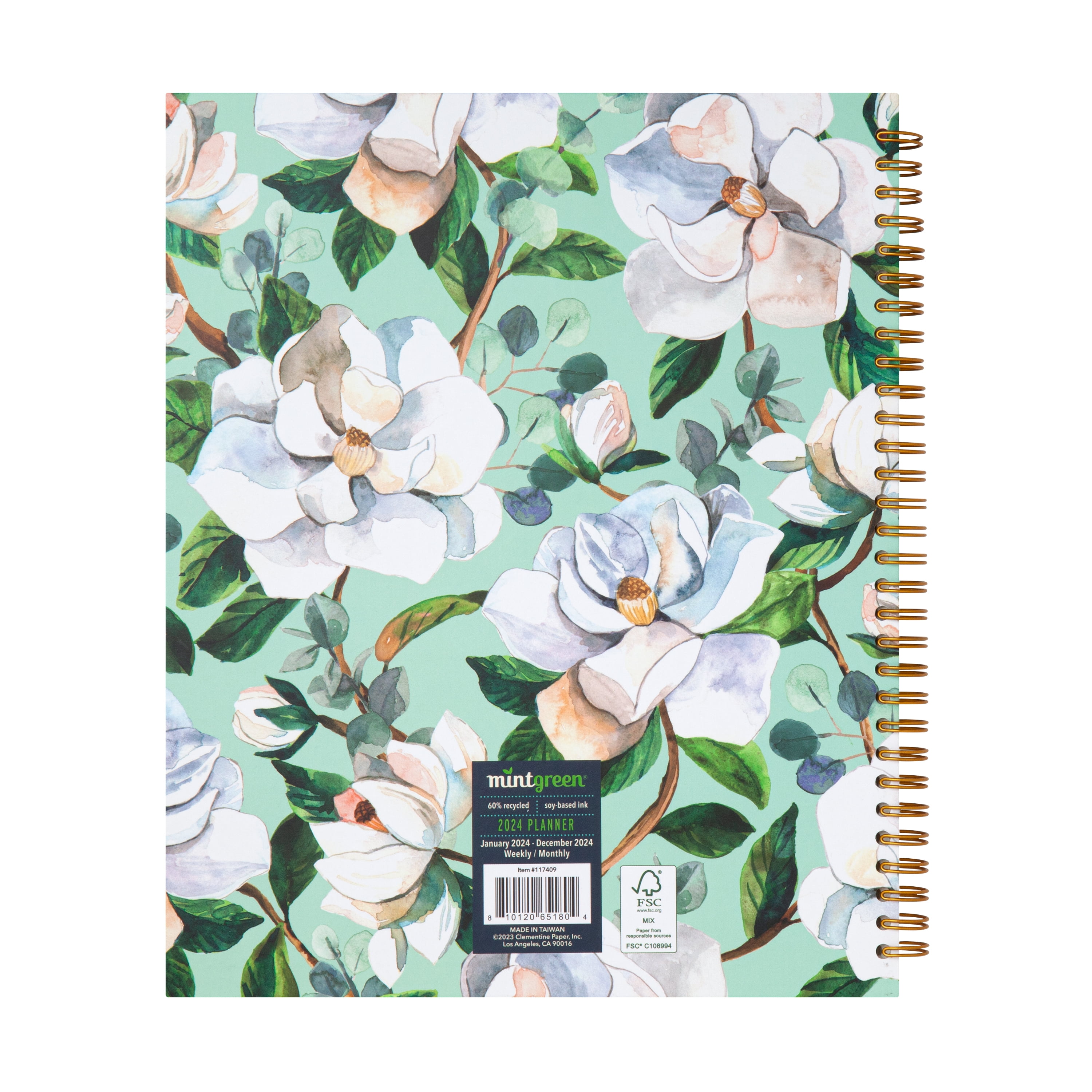 Curation 2024 Planner Forest Green