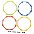 thumbnail image 5 of Raindrops 4Pcs Agility Rings for Soccer Practice Equipment Yellow Color for Speed Training, 5 of 8