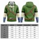 thumbnail image 1 of Zelda Tears of the Kingdom Link Cosplay Hoodie 3D Printed Hooded Sweatshirt Men Women Casual Streetwear Zip Up Jacket Coat, 1 of 3