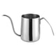 thumbnail image 1 of Cafetera de acero inoxidable de grado alimenticio con cuello de cisne, larga y estrecha 350ml de plata, 1 of 9