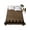 Brown, variant on Brown Black Plaid Flat Sheets Only Full Size, Soft Breathable Bed Top Sheets for Mattress, Vintage Rustic Star Buffalo Check Luxury Bedding Flat Sheets for Home Hotel Bedroom Bed Protection