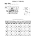 thumbnail image 2 of Gvmfive Plus Size Dress S-5XL Women Floral Print Maxi Dress Casual 3/4 Sleeve Long Dress, 2 of 8