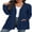 07-C-Royal Blue, variant on JWD Women's Cardigan Open Front Lightweight Cardigan Long Sleeve Sweater Cardigans with Pockets Black L