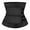 Black -Hook with double belts, variant on Vaslanda Latex Fajas Colombiana for Women Latex Waist Trainer Cincher Trimmer Corset Weight Loss Body Shaper