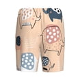 thumbnail image 5 of Fotbe Cute Ink Drawn Elephants Pajama Shorts for Men, Men's Pajama Bottoms, Sleepwear,Short Pajama Pants-Small, 5 of 9