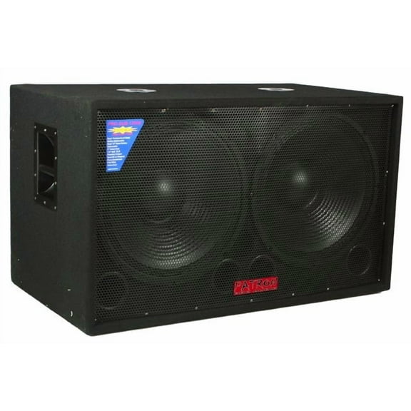 MR DJ Patron PROSUB12000 Dual 18" Passive PRO PA DJ Subwoofer 12000 Watts MaxMR DJ Patron PROSUB12000 Dual 18" Passive PRO PA DJ Subwoofer 12000 Watts Max