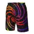 thumbnail image 4 of Logiee A Bright Abstract Print Mens Swim Trunks Quick Dry Board Shorts,Breathable Hawaii Beach Shorts Swimwear Bathing Suits-Small, 4 of 6