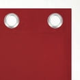 thumbnail image 4 of Sun Zero Madison 1-Piece Room Darkening Grommet Curtain Panel, 54"X63", Holiday Red, 4 of 9