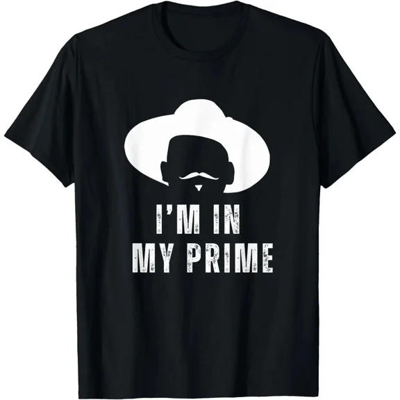 I'm In My Prime Western Doc Cowboy Outlaw Graphic Style Unisex T-Shirt, up to size 5XL