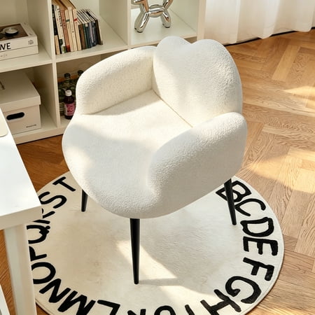upholstered vanity chair with arms product