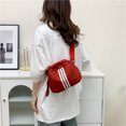 thumbnail image 3 of Bolso de hombro para mujer Bolso bandolera con correa ajustable deportiva de gran capacidad (Rojo), 3 of 7