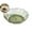 Green, variant on Clear Plastic Fruit Serving Bowl – 9.8 Inch Snack Tray for Candy, Nuts & Desserts – Shatterproof Glossy Tableware for Living Room Coffee Table, Office, Picnic & Party Decor