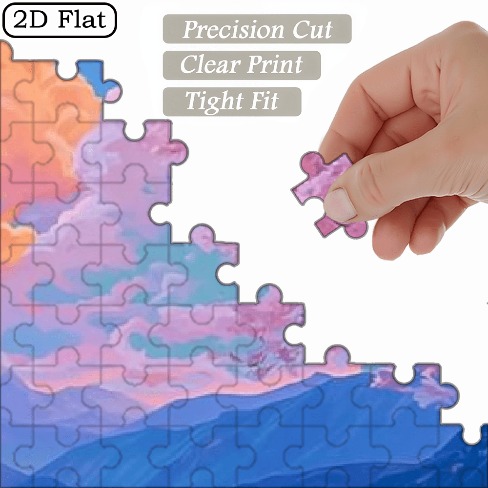 A 1000pcs Adult Puzzle Featuring  Landscape Themes, High Difficulty Level, Suitable for Adults, Family Entertainment.29.4*19.6 in