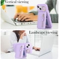thumbnail image 4 of iPhone 15 Plus case with Card Holder, iPhone 15 Plus Phone Case Wallet for Women magsafe Compatible Wallet Detachable 2-in-1 for Men-Purple, 4 of 12