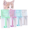 thumbnail image 1 of Juego de herramientas para limpiar arena para gatos, pala para arena para gatos con suministros para mascotas, pala para arena para gatos, caja de basura, claridad notable, 1 of 10