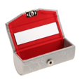 thumbnail image 2 of HILABEE Solid Leather Lipstick Case Holder Box With Mirror Inside & Closure, 2 of 9