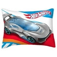 Hot Wheels Kids Comforter and Sham, 2Piece Set, Twin/Full, Reversible