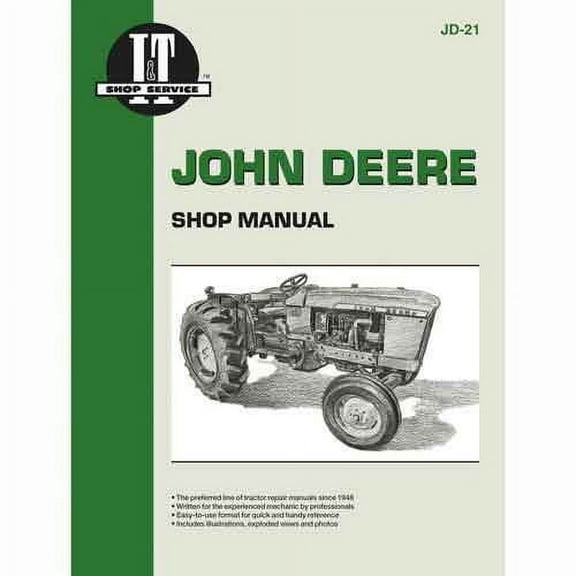 I&T Shop Manual fits John Deere 1010 2010