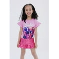 thumbnail image 2 of Barbie T-Shirt and Metallic Skirt Toddler to Big Kid, 2 of 5