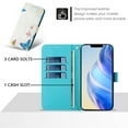 thumbnail image 5 of TECH CIRCLE for iPhone 17 Pro Max Case (6.9", 2025 Release), Cute Cartoon Flip Wallet Case with Wrist Strap, Built-in Card/Cash Slots, PU Leather Protective Fold Stand Phone Case, Butterflies, 5 of 10