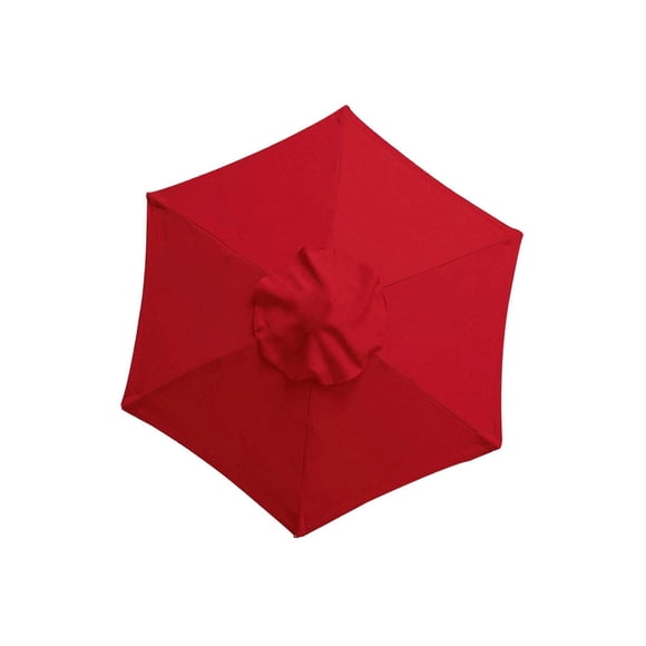 Toile de Parasol de Jardin Solide, Imperméable, Parasol Offest, Toit Durable, Abri 3 m, 8 Nervures, Rouge
