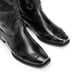 thumbnail image 4 of Botas de Vaquera DREAM PAIRS Punta Cuadrada Tacón Bajo Negro Talla 6, 4 of 6