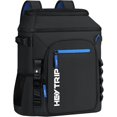 thumbnail image 1 of Mochila Nevera HEYTRIP Heytrip para 54 latas, impermeable, negra, 1 of 8