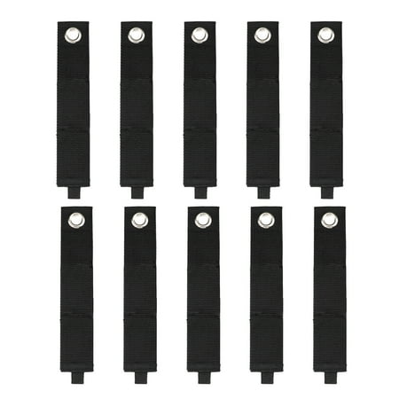 

Jygee 10PCS Extension Cord Holder Organizer Removable Reusable Self-adhesive Strap Lightweight Packaging Fasteners Storage Belt Cords 43.5*5cm