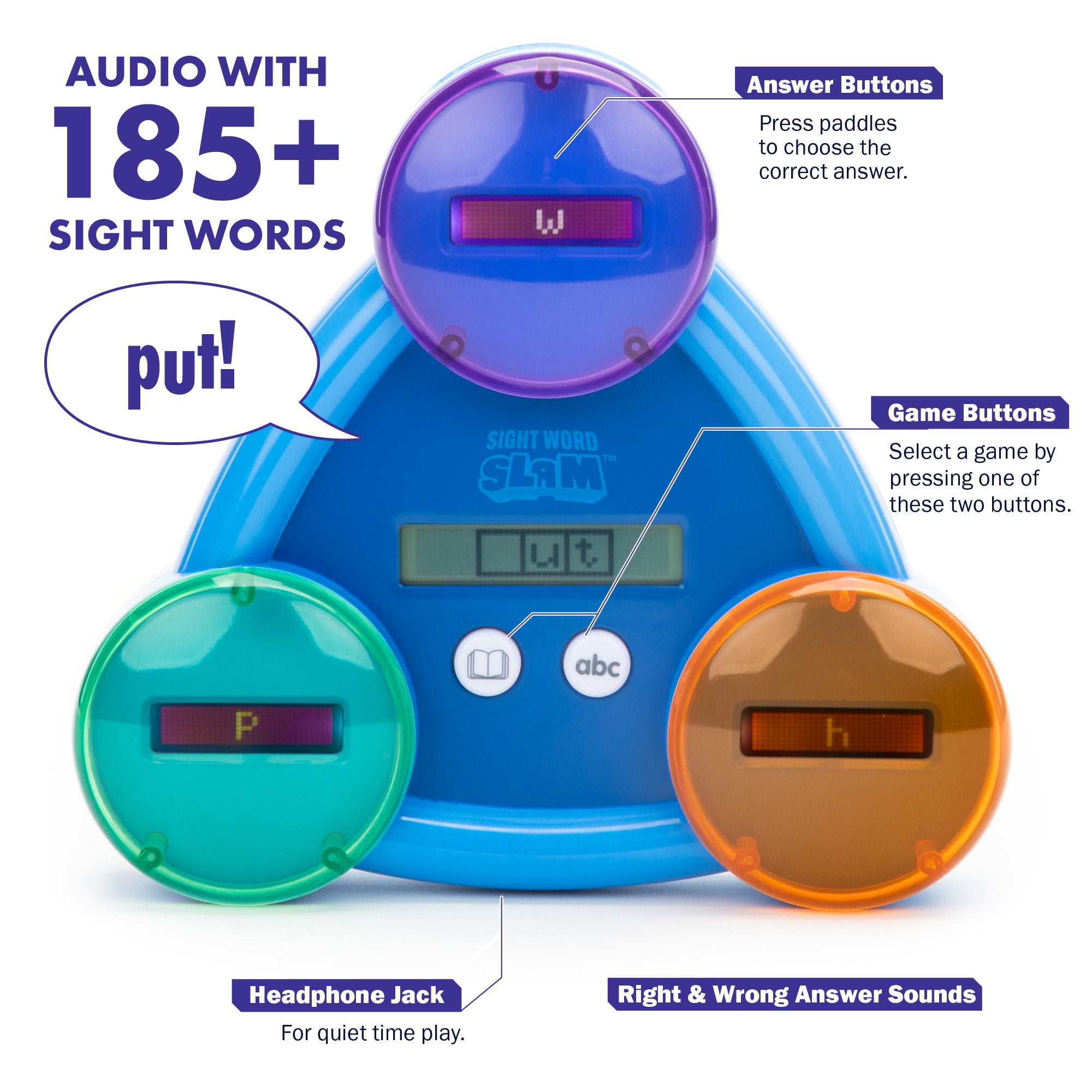 Educational Insights Sight Word Slam, Children's Electronic Learning Game for Ages 5+