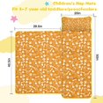 thumbnail image 5 of Yellow Puppy Dog Food Footprints Toddler Nap Mats for Kids Preschool,Sleeping Mat Bag or Kids,Toddler Sleeping Bag,Toddler Nap Mat or Daycare, 5 of 6