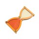 thumbnail image 2 of Rompecabezas de juguete de reloj de arena para niños, sensorial de cumpleaños para educación temprana Montessori fino naranja Hugo Junta de niños ocupados, 2 of 10