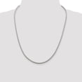 thumbnail image 2 of 925 Sterling Silver 2.5mm Diamond-cut Round Franco Chain 24 Inch, 2 of 5