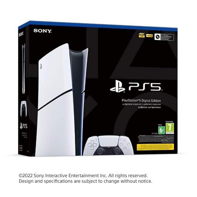 Restored Sony PlayStation 5 Slim Digital Edition Console – 1TB SSD