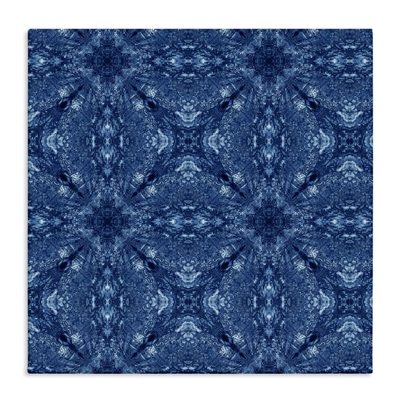 Stupell Industries Patterned Mosaic Tile Abstract Painting Wrapped Canvas Art Print Wall Art, 17 x 17
