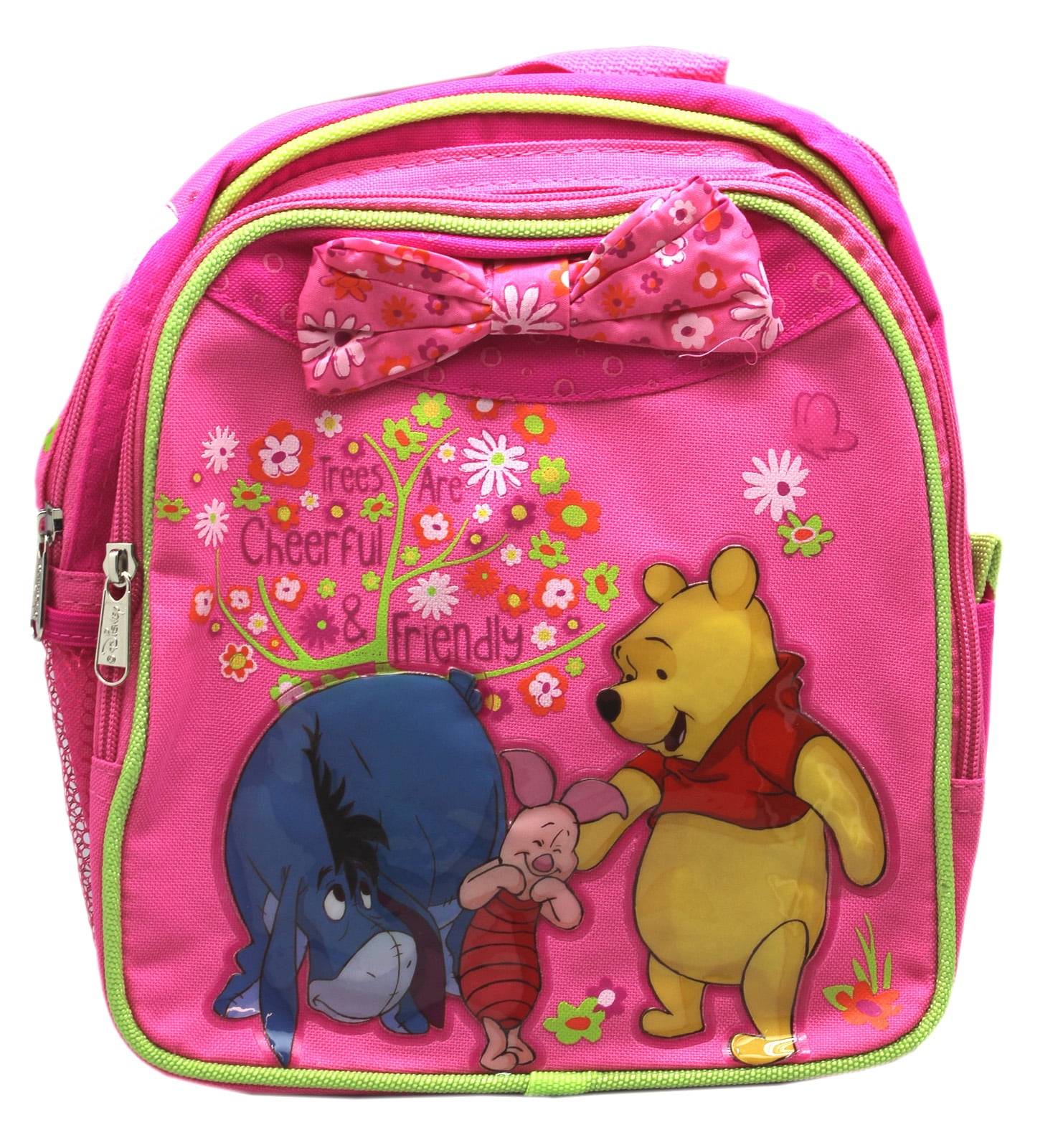 Disney Winnie The Pooh Rainbow Preschool 11" Backpack Kids Toddler Girls Bag NEW 