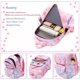 thumbnail image 4 of Mochila Escolar TUNC con Juego de Lonchera Rosa Estrella, 4 of 5