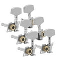 thumbnail image 2 of Silver Machine Heads, Professional Design Easy Installation Exqusiite Workmanship Guitar Locking Tuners  For Ukulele, 2 of 7