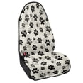 thumbnail image 2 of XYZCANDO Dog Paw Print Terry Cloth Car Seat Covers Anti-Slip, for Van Truck Seat Automotive Suitable for Trucks Cars, 2 of 9