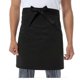 thumbnail image 1 of TINKSKY Unisex Kitchen Cooking Waist Apron Short Apron Waiter Apron with Double Pockets (Black), 1 of 3