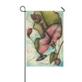 thumbnail image 1 of Bandera de jardín Larga ABPHQTO flores rosas Vintage 30x45 cm, 1 of 1