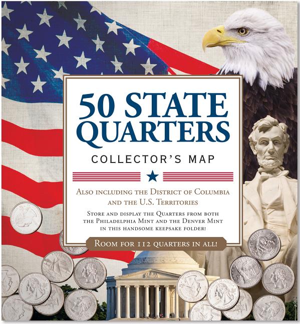 50 STATEHOOD BU Quarters US MAP WITH DC /& TERRITORIES