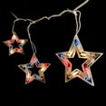 thumbnail image 1 of String Lights Twinkling Patriotic Star Icicle Lights 6.5 ft. White Wire Plug in, 1 of 1