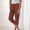 Brick Red, variant on Capris Pants for Women Casual Drawstring Cropped High Waist Joggers (Red XXXL)