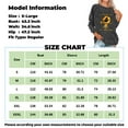thumbnail image 3 of Women's Casual Fashion Halloween Print Long Sleeve Sweatshirts Pullover Top, 3 of 5