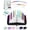 Black, variant on Travel Pill Organizer 14 Pouch Medicine Binder Color Coded Zipper Bags | Compact Portable Medication Storage Seven Shades Two Reusable Clear Zip Packets Each Writable Daily Sections for Trips Home