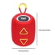 thumbnail image 3 of Altavoz 5.3 compatible con Bluetooth Altavoz de 1200 mAh Radio FM Luz LED (Rojo), 3 of 6