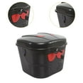 thumbnail image 6 of Vsenkes Electric Bike Basket Front Mounted with Lock Cargo Rack for Shopping Black Red, 6 of 9